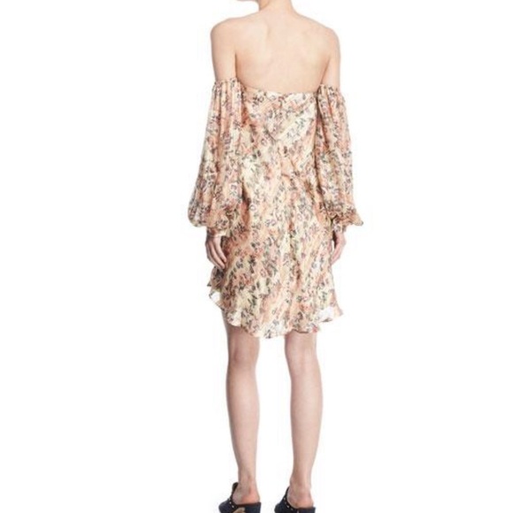 Haute Hippie My Amour Floral-Print Silk Dress - Picture 3 of 6